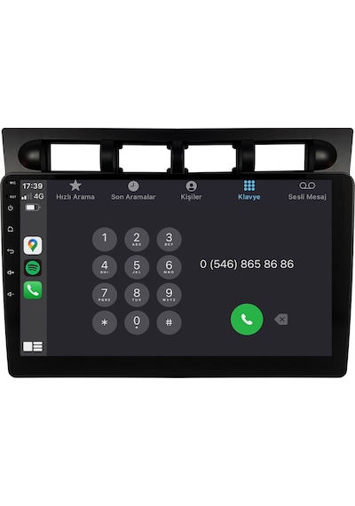 Kia Picanto Android Multimedya Sistemi 2004-2007 Crv-4869xaa 9"