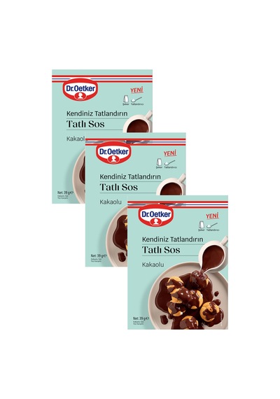 Dr.oetker Kendiniz Tatlandırın Tatlı Sos Kakaolu 39 G X 3 Adet - 815100760