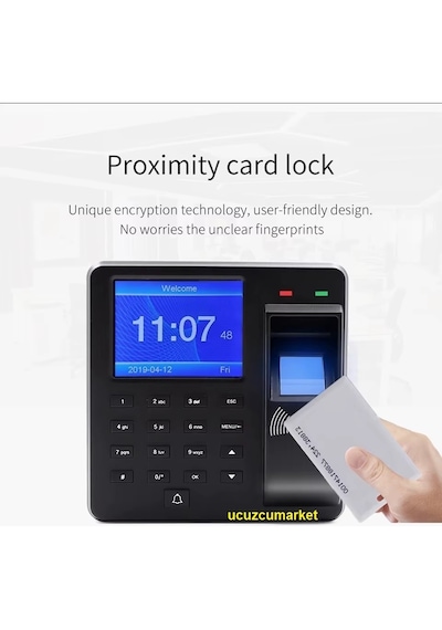 Digital Ekran Geçiş Kontrol Sistemi Parmak İzi-şifre-kartlı Geçiş-usb Personel Takip