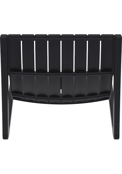 Omnipazar Trk-087 Siesta Lüks Ergonomik Slim Tasarım Şezlong Siyah Siyah