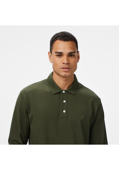 Nautica Erkek Yeşil Classic Fit Uzun Kollu Polo 026 K57042t Yeşil