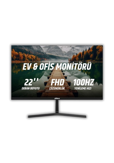 Dahua LM22-B200S 21.45" 5 Ms 100 Hz FHD VA LED Monitör