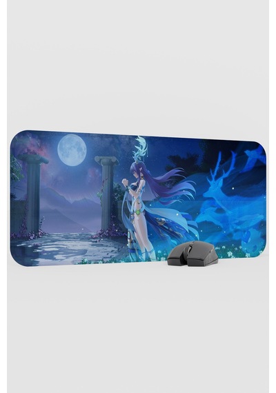 Lauma Genshin Impact Anime Oyuncu V4 - 70x30 Xl Gaming Mouse Pad Fare Altlığı