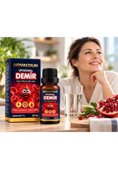 Novacolin Lipozomal Demir Damla 30 Ml - Demir Içeren Takviye Edici Gıda