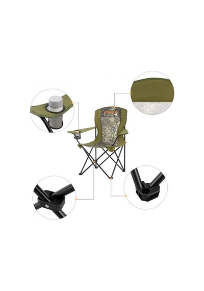 Kıngcamp Arm Quad Sandalye Yesıl mk_16.0.KIN.00000KC2139.000 Yeşil