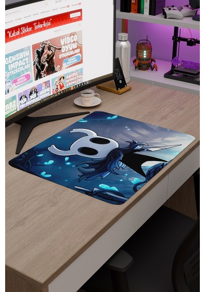 Hollow Knight Kaymaz Dikişli Kauçuk Oyuncu Mousepad V1 - 48x40 Xl Gaming Mouse Pad Fare Altlığı