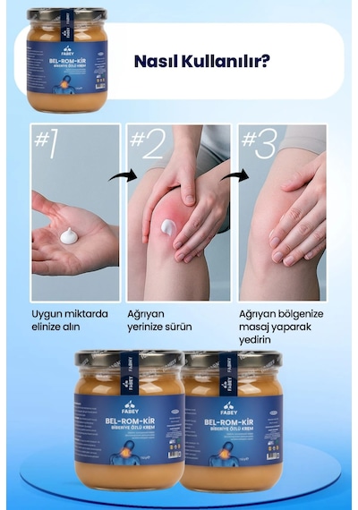 Esfabey Bel-rom-kir Biberiye Özlü Krem 150g