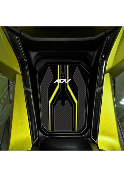 Redline Grafik Honda Adv 350 2023-2025 Uyumlu Sarı Siyah Tank Pad