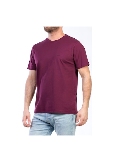 Vigoss Erkek Battal O Yaka Basıc T-shırt B3124-03370 - Mürdüm