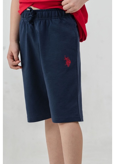 U.S. Polo Assn. U.s Polo Assn. Erkek Çocuk Kırmızı Bermuda Takım Us2427-c-v3 Kırmızı