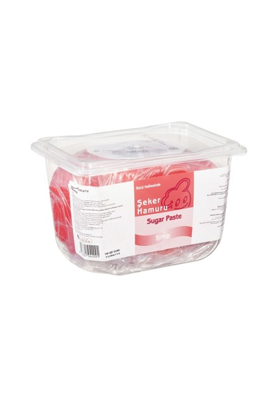 Dr.paste Şeker Hamuru 1 Kg Kırmızı - Pastacılık Ürünleri 2'li Ekonomik Paket - 2 Adet Tarı