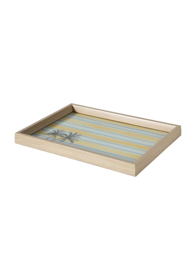 Mudo Home Palmıes Dekoratif Tepsi 31x42 Cm Çok Renkli