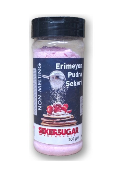 Şeker Sugar Erimeyen Pudra Şekeri 200gr Pembe Diğer