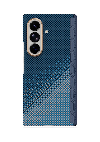 Galaxy Z Fold 8 Ultra Kılıf M-safe Özellikli Raptic Aramid Skinpro Serenity Serisi Kapak Lacivert