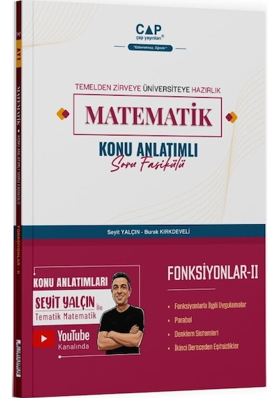Çap Yayınları Matematik Fonksiyonlar Iı Konu Anlatımlı Soru Fasikülü