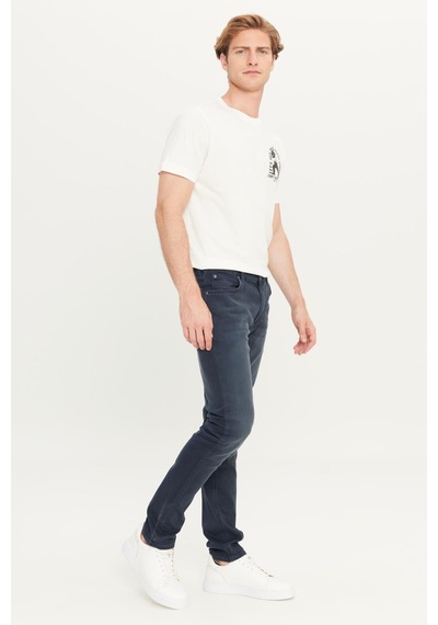 Lee Luke Denim Pantolon Dark Indigo Çok Renkli