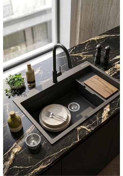 P017 Patara Granit Evye 770 460 Mm Antrasit İsimdebelirtilmiş