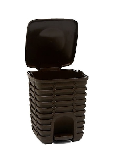 Primanova Palm Pedallı 9 Lt Çöp Kovası Kahve M-E54-10 Kahverengi