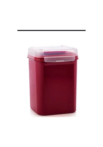 Tupperware Tupperware Özel Kare Bordo 5.5 Litre Beyaz Beyaz