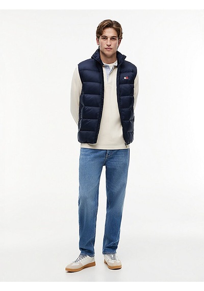Tommy Hilfiger Erkek Marka Logolu Günlük Kullanıma Uygun Lacivert Yelek Dm0dm23232 C1g