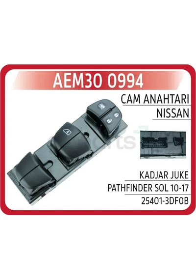Cam Anahtari Nissan Kadjar Juke Pathfinder Sol 2010