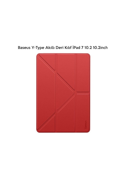 Baseus Y-Type Akıllı Derı Kılıf Apple Uyumlu iPad  7 Nesıl 10.2 Inch Tablet