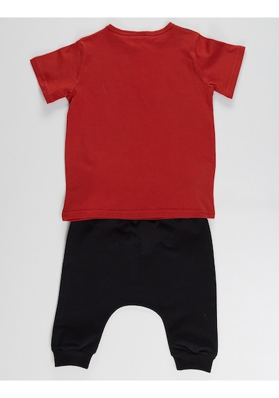 Denokids Hi Ponçik Erkek Çocuk Şort Takım Çok Renkli