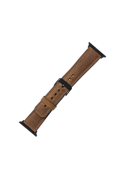 Bouletta Apple Uyumlu  Watch 42-44-45 MM Deri Kordon Taba