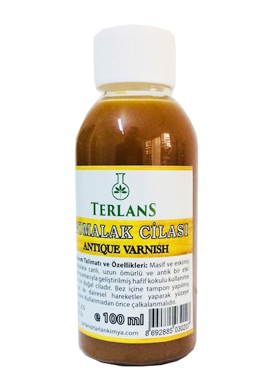 Terlans Doğal Ahşap Cilası Gomalak 100 ML Antik Vernik - Shellac