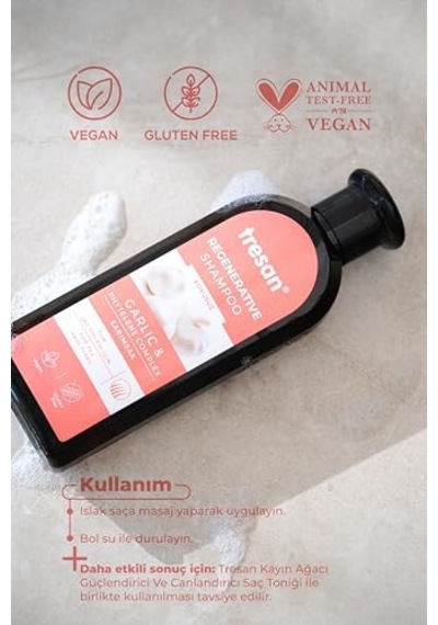 Sarımsak Özlü Onarıcı Her Saç Tipi İçin Bakım Şampuanı 300 Ml Diğer