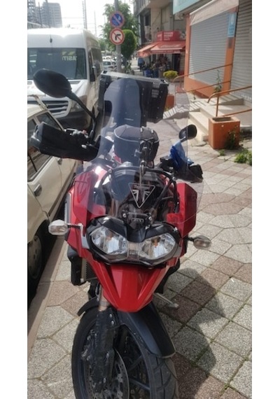 Zeus Motor 2012-2016 Triumph Tiger Explorer 1200 Uyumlu Ön Cam Açık Füme
