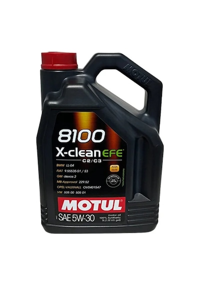Motul 8100 X-Clean Efe 5W-30 Dexos2 C3 Dpf Uyumlu Motor Yağı