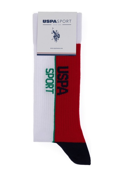 U.S. Polo Assn. U.s. Polo Assn. Erkek 2'li Çorap Sıpel Beyaz