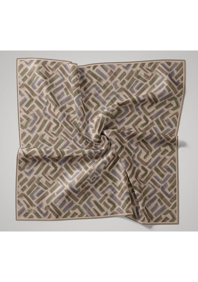 Silk Home Soft Eşarp 73096-17 Vizon, Yeşil, İndigo, Koyu Vizon