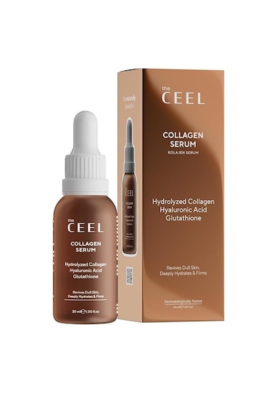 Kolajen Serum 30 Ml - Hidrolize Kolajen, Hyaluronik Asit Ve Glutatyon İçeren Nemlendirici & Dolgun Görünüm Destekleyici Yüz Serumu, Tüm Cilt Tipleri