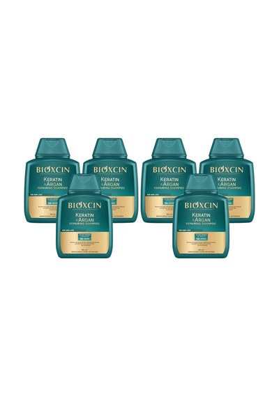 Keratin & Argan Onarıcı Bakım Şampuan 300 Ml 3 Al 2 Öde - Yıpranmış Ve Hassas Saçlar 2 Paketi