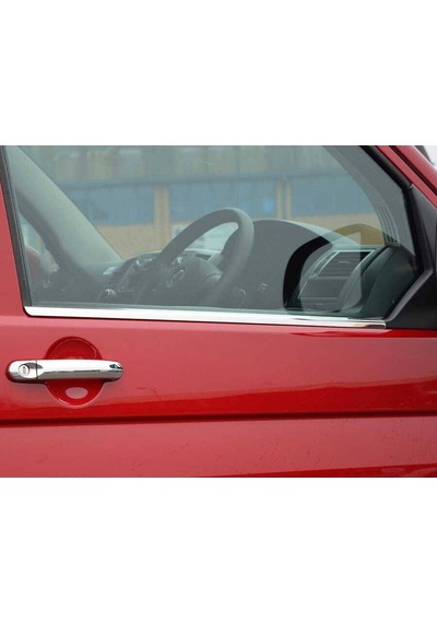 Vw T5 Transporter Krom Cam Çıtası 2 Parça 2003-2014 Arası