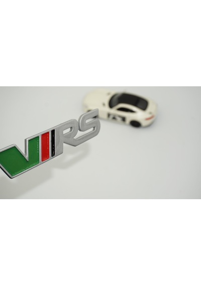 Dk Tuning Skoda Vrs Bagaj Yeşil Gri 3m Yazı Logo Arma