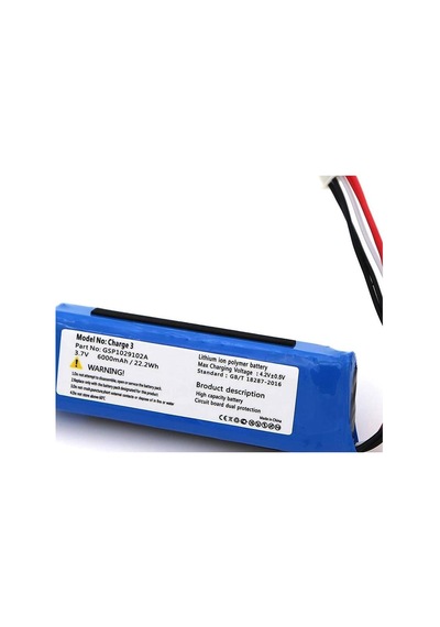 Sertec Jbl Charge 3 Uyumlu 3.7v 6000 Mah Soketli Batarya Evimdeyokyok