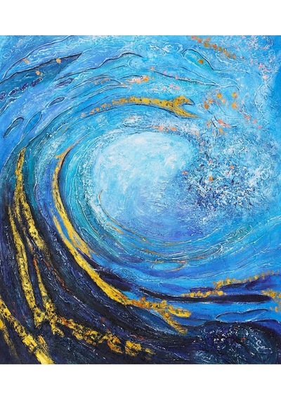 Kabartma Büyük Boy El Yapımı Yağlı Boya Tablo 106x119cm