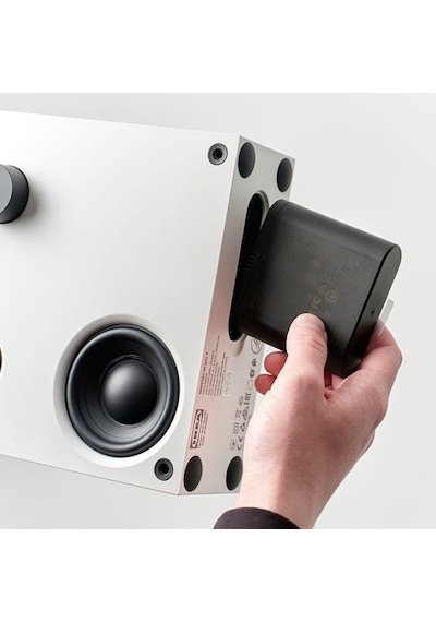 Ikea Vappeby Bluetooth Hoparlör, Beyaz, 20x20 Cm