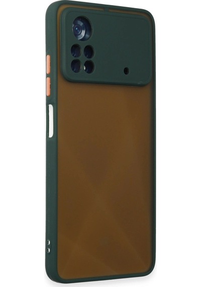 Poco X4 Pro 5g Kılıf Montreal Silikon Kapak - Yeşil