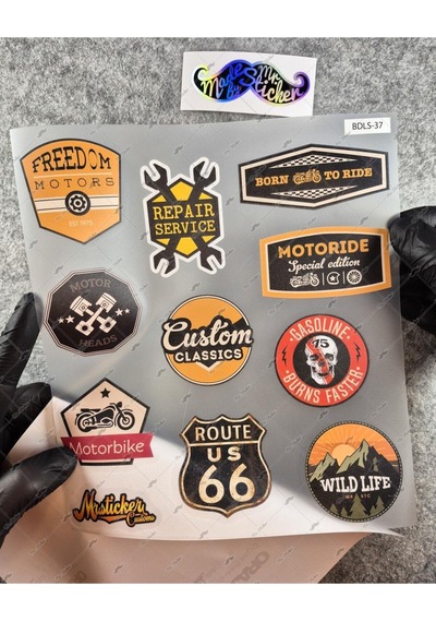 Bdls37 Küçük Boy 10lu Sticker Seti