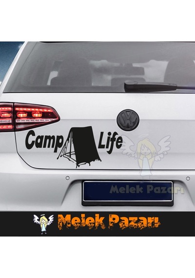 Camp Life, Outdoor Araba Sticker