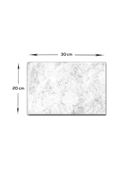 DECORITA Cam Kesme Tahtası | Taş Görünümlü | 20cm x 30cm
