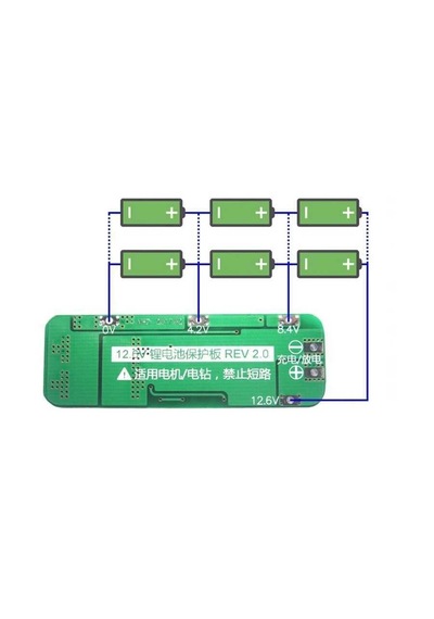 Ventatek 3s 20a Bms 18650 Lityum Pil Şarj Koruma Devresi - 12.6v