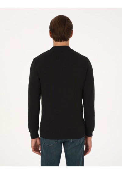Pierre Cardin Erkek Siyah Hırka Triko 50317409-vr046 Siyah
