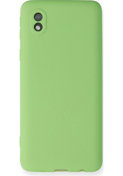 Samsung Galaxy A01 Core Kılıf First Silikon - Yeşil Çok Renkli