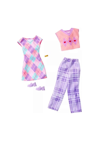 Barbie'nin Kıyafet Koleksiyonu İkili Paketler Gwf04 Hyv06