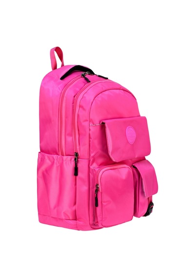 Lilymoon Büyük Boy Çok Gözlü Sırt Çantası Günlük Pembe